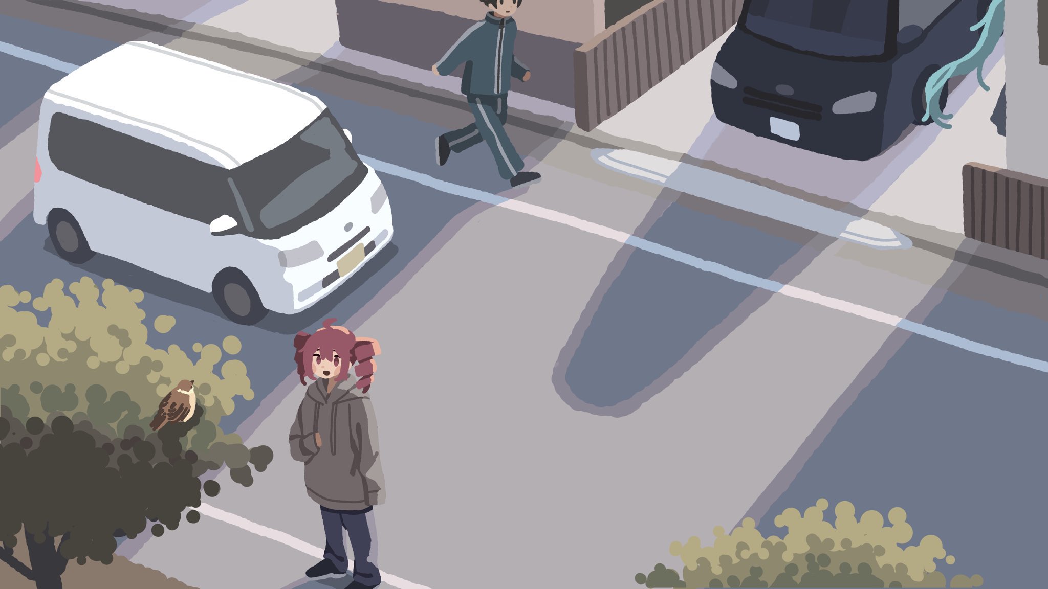 朝がめぐる MVイラスト