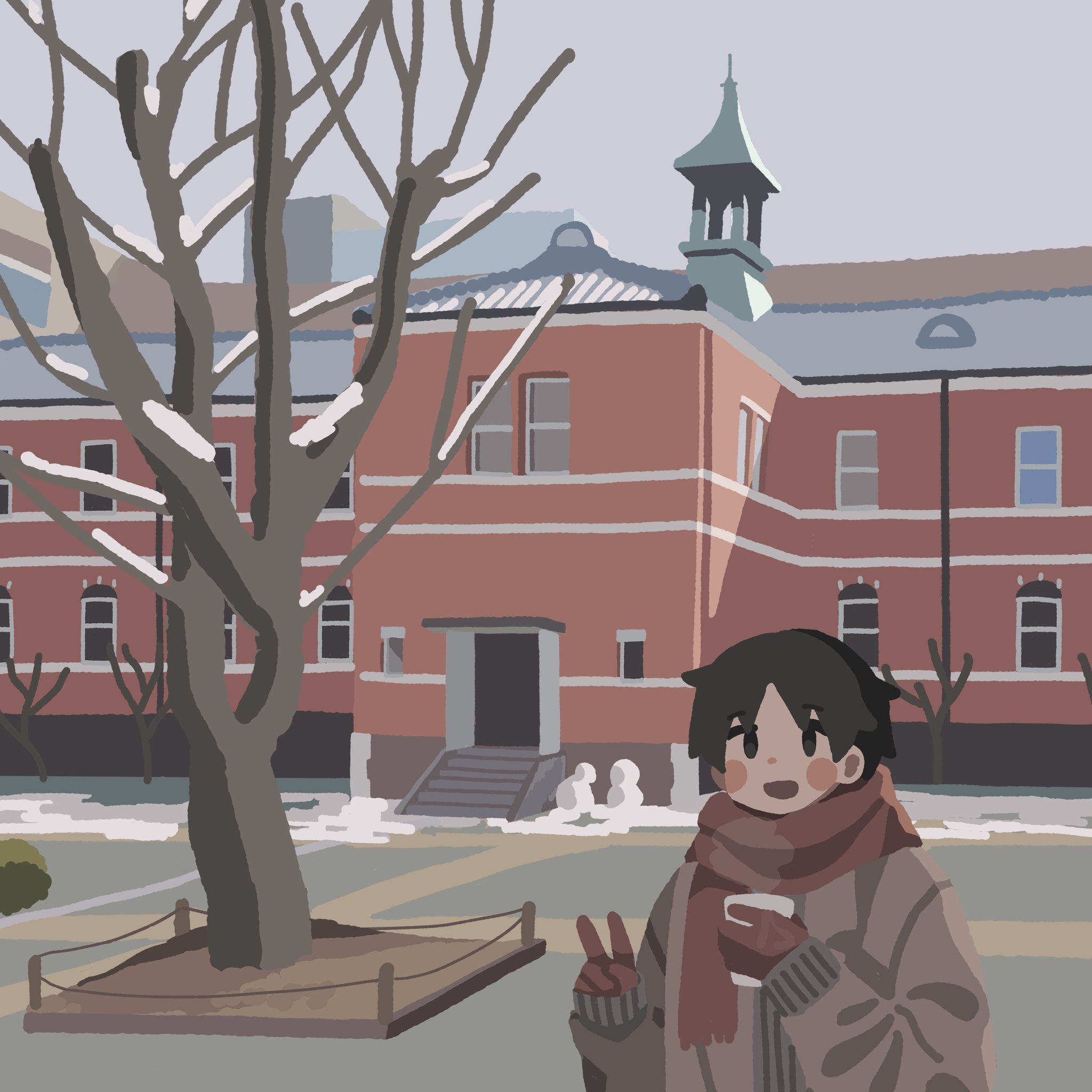 大谷大学地域連携プロジェクト グッズ用イラスト
